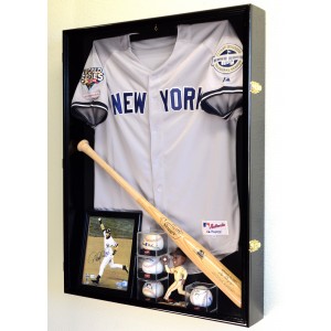Deep Sports Jersey Shadow Box Display Case Cabinet Baseball Bat Balls Trophies   371967600833